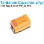 1210 Type B 3228 Solid Tantalum SMD Chip Capacitors 47uF 16V