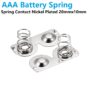 AAA Battery shrapnel spring positive and negative Contacts 21x10mm