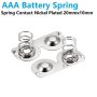 AAA Battery shrapnel spring positive and negative Contacts 21x10mm