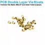 Double sided Circuit Board PCB Nails Copper Hollow Rivets M0.9*3.0 inner hole 0.6mm