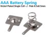 AAA Battery shrapnel spring positive and negative Pair Contacts 8.5x8.5mm