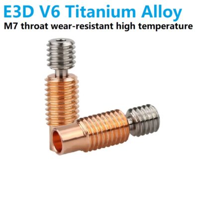 E3D V6 Titanium copper alloy M3 Thread Throat 1.75mm filament M7