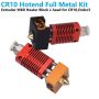 Full Metal CR10 Hotend Extruder MK8 Heater Block J-head For ender3 CR10 3D Printer Parts Nozzle Bowden Extruder 12V 24V