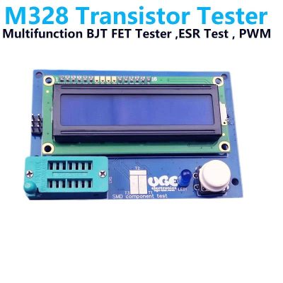 M328 Arduino Based multi function Transistor Tester