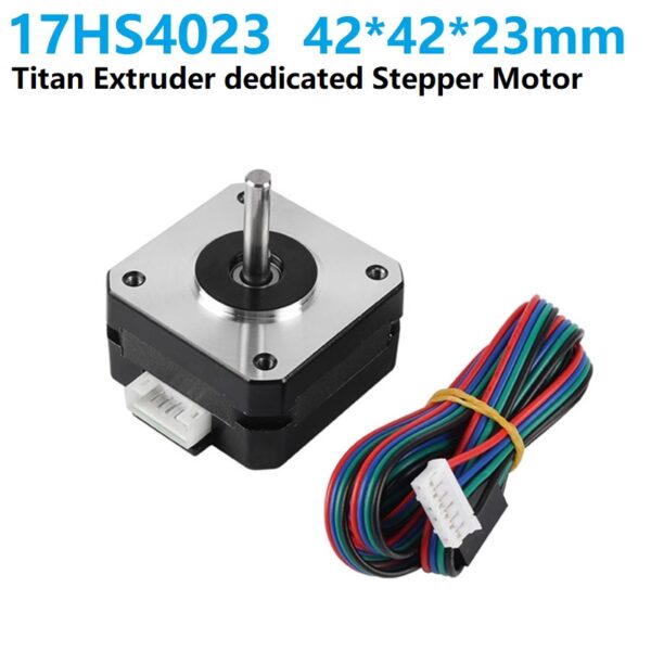 3D Printer NEMA17 Titan Extruder Pancake small size Stepper Motor with extension cable 17HS4023