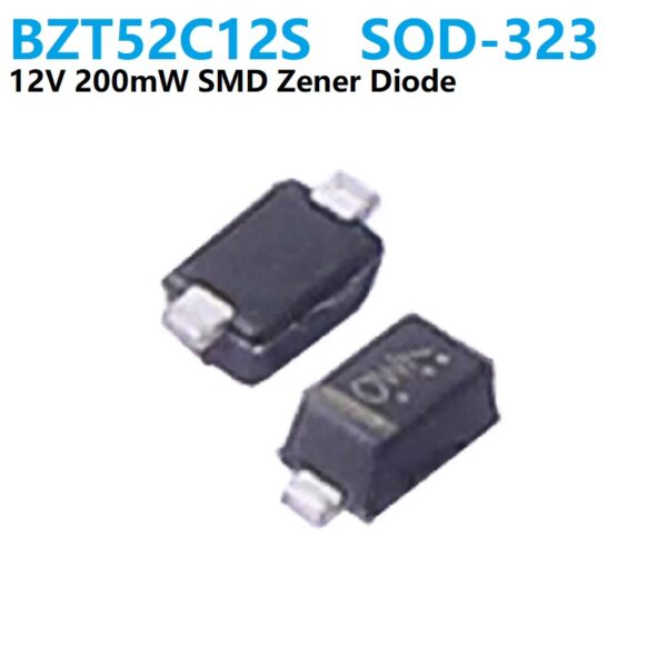 BZT52C12S SMD 12V 200mW Zener Diode SOD-323