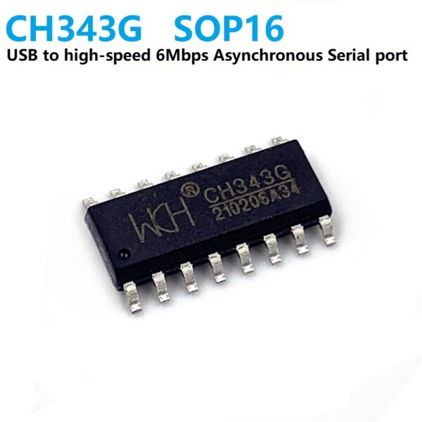 CH343G USB to High Speed 6Mbps Serial Uart Converter Chip SOP16
