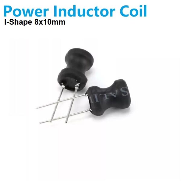 I-Shape 8x10mm Power Coil Inductor 470uH