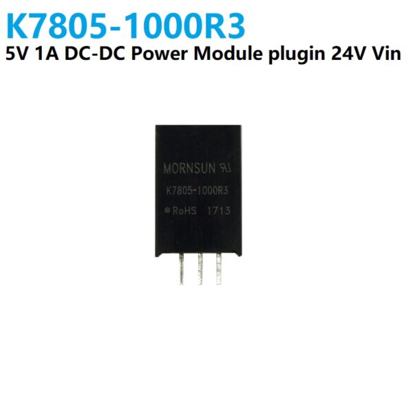 K7805-1000R3 Non Isolated DC-DC power converter 5V 1000mA 24V max input