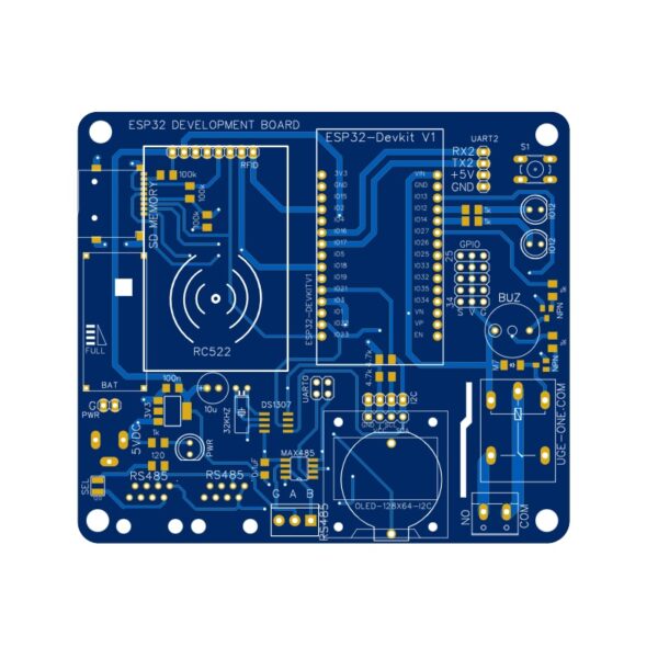 PCB For ESP32 RFID RTC RS485 SD Card built in Development Board