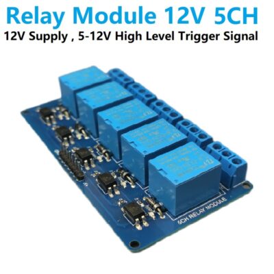 Relay Module 12V 5CH Active High Trigger