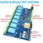 8 Channels Relay Module For ESP32 Development Board for IOT and Smart Home