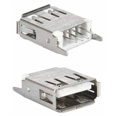 USB Female PCB Type A Connector Straight Mount