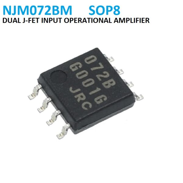 NJM072BM Dual J-FET Input Operational Amplifier SMD SOP8