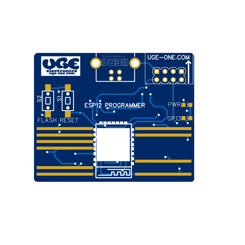 PCB For ESP8266 Pogo Pin Programmer