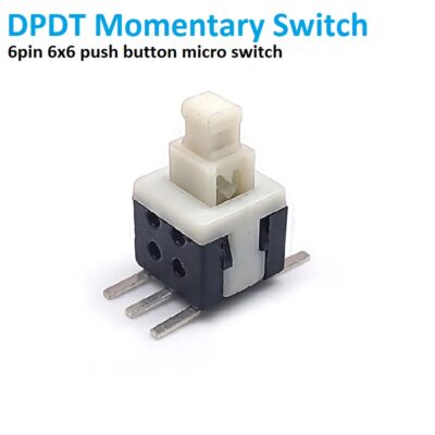 Push button PCB Mount DPDT 6x6mm 6pin