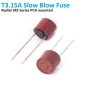 Radial Slow Blow Fuse T3.15A Miniature PCB mounted 382 Series