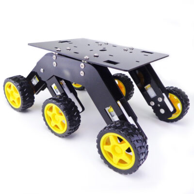 6WD Car Mars Rover Avoiding Obstacles Acrylic 6 Wheel Drive for DIY Robotics ( Without Motors )