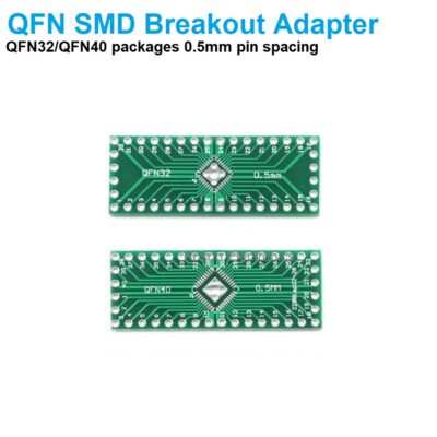 SMD Breakout Adapter PCB Board for QFN32 QFN40 0.5mm Packages