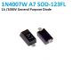 DIODE 1N4007W SMD A7 SOD-123FL