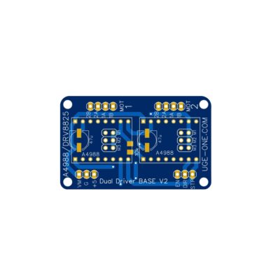 PCB For 2 Axis Stepper Driver Base Module with common control pin