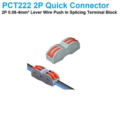 2 in 2 out WAGO PCT-222 Universal Compact Wire Wiring Connector