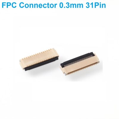 FPC Connector 31 pin 0.3mm Pitch PCB Horizontal Mount