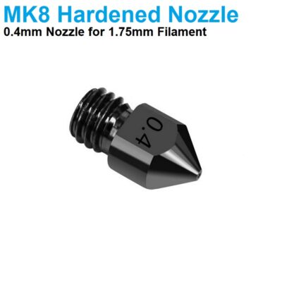 MK8 Hardened Steel Nozzle 0.4mm for 1.75mm Material