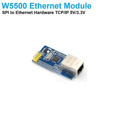 W5500 SPI Ethernet Controller TCP/IP Interface Module