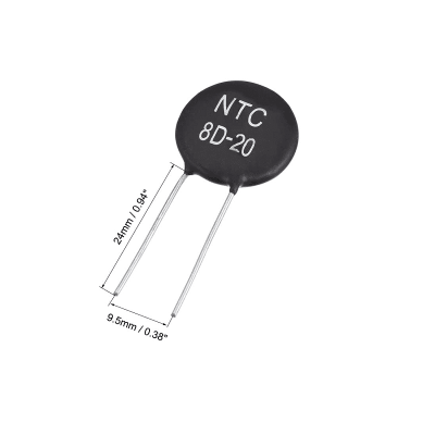 NTC inrush current limiting Thermistor 8D-20