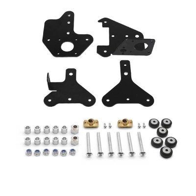 Sheet Metal DIY Full parts Dual X axis Right and Left kit For 2040 2020 CR10 Ender3 CS-30 OpenBuilds 3D printer