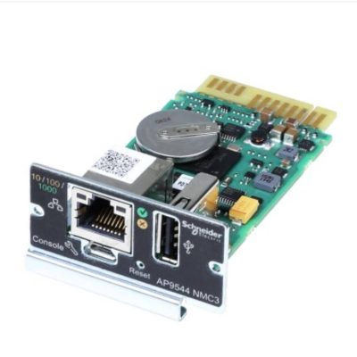 Network Management Card, Network Management Cards, for Easy UPS On-Line, 1-Phase, remotely monitor and manage the UPS