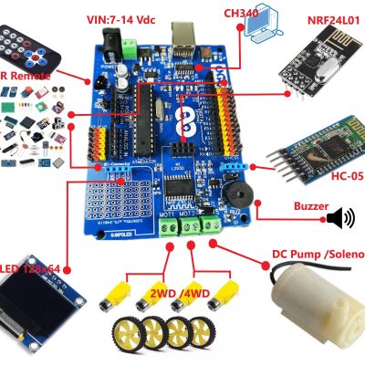 Alpha Plus board Arduino Uno Compatible for Robotics Development and DIY Projects