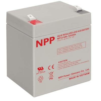 NPP NP12-5Ah Lead Acid Battery 12V 5Ah