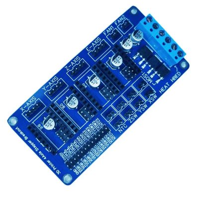 4 axis CNC and 3D Printer Ramps Breakout Driver Base Board