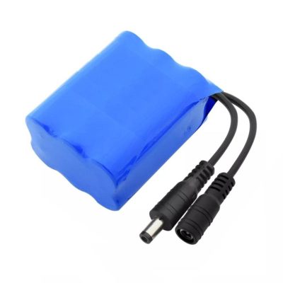 12V 3000mAh 18650 Li-ion lithium Rechargeable Battery Pack
