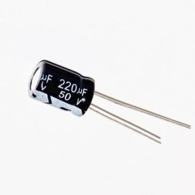 220uF 50V Electrolytic Capacitor