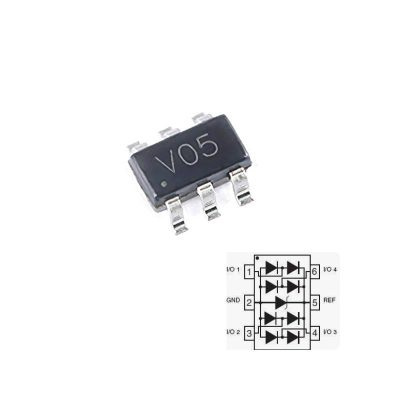 SRV05-4 ESD Protection Diode Array SOT23-6