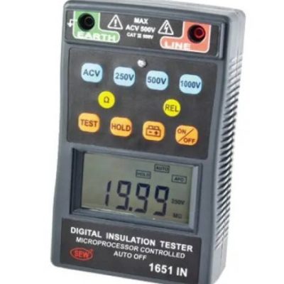SEW1651 IN Digital (Up to 1kV) Insulation Tester (1000VDC, 500VAC, 0-2000MΩ)