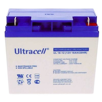 Ultracell Battery 12V 18A Sealed Lead Acid Battery