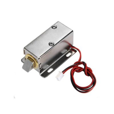 Electric Solenoid Magnet Lock 12Vdc 600mA 10mm Travel Distance