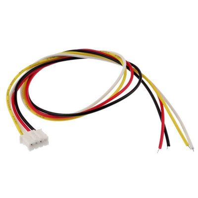 JST Cable Single Head XH 2.0mm 15CM White Plug Cable with Tinned 4Pin