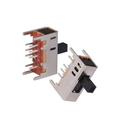 SS-23D03 4MM Height Double Pole 3 Way 2P3T Slide Toggle Switch