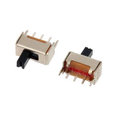 Vertical Small Slide Toggle Switch SPDT 3PIN 2mm Pin spacing SS12D07VG5