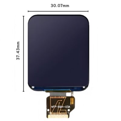 1.69 inch TFT LCD screen SPI ST7789 240×280 rounded corner Bare Module