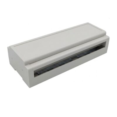 PLC industrial control Din Rail Mount box plastic shell 225x95x56 White Color