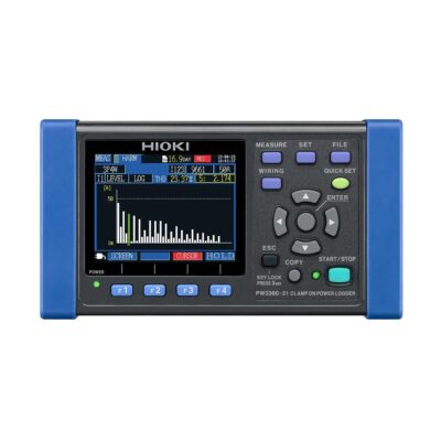 HIOKI PW3360-21 Clamp On Power Logger, 3-Phase, 600V AC, Harmonic Measurement